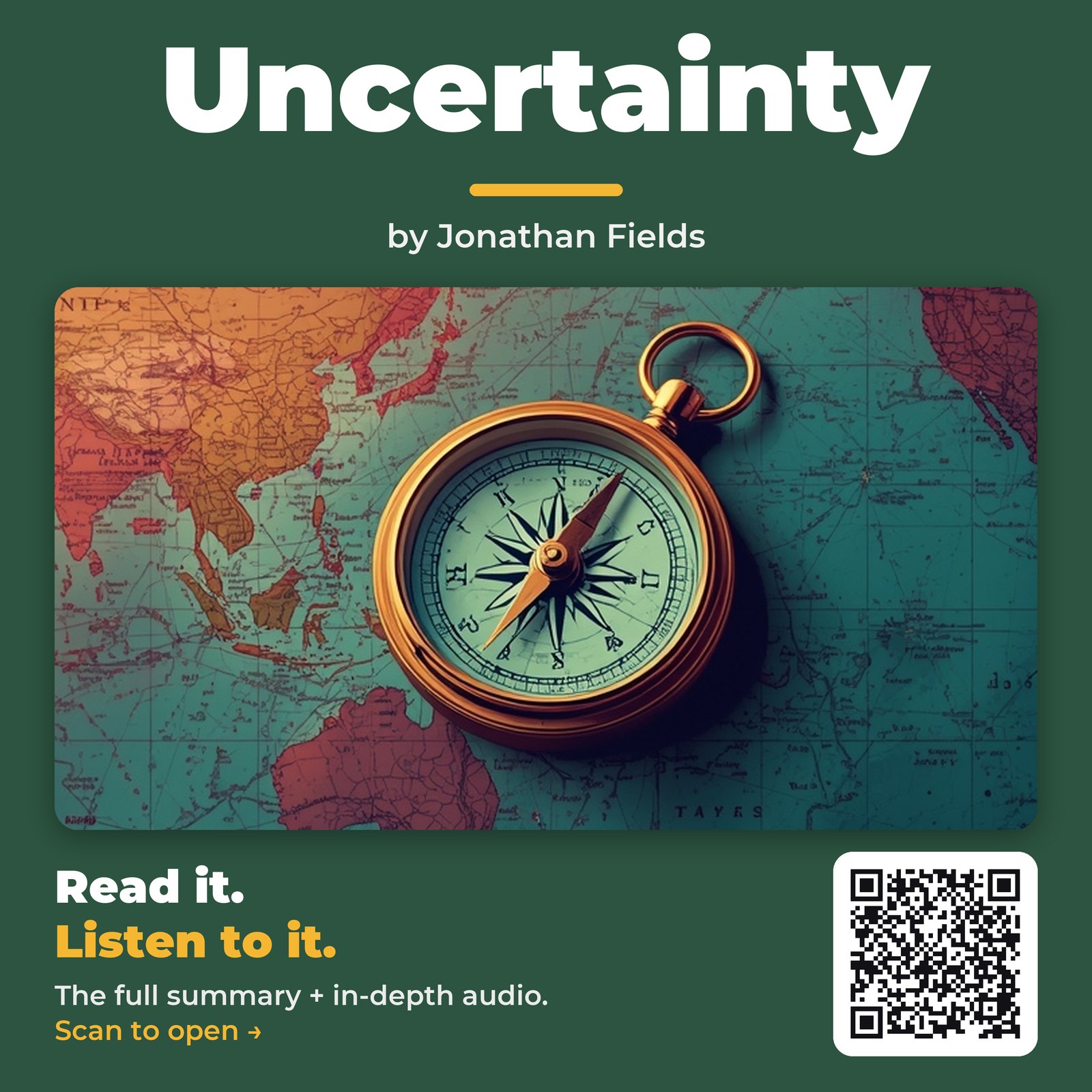 Uncertainty by Jonathan Fields