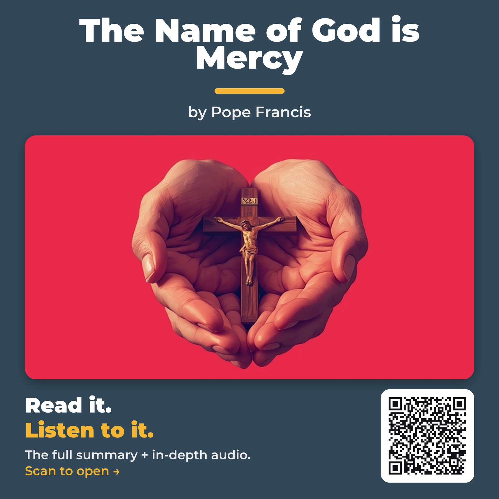 The Name of God is Mercy by Pope Francis