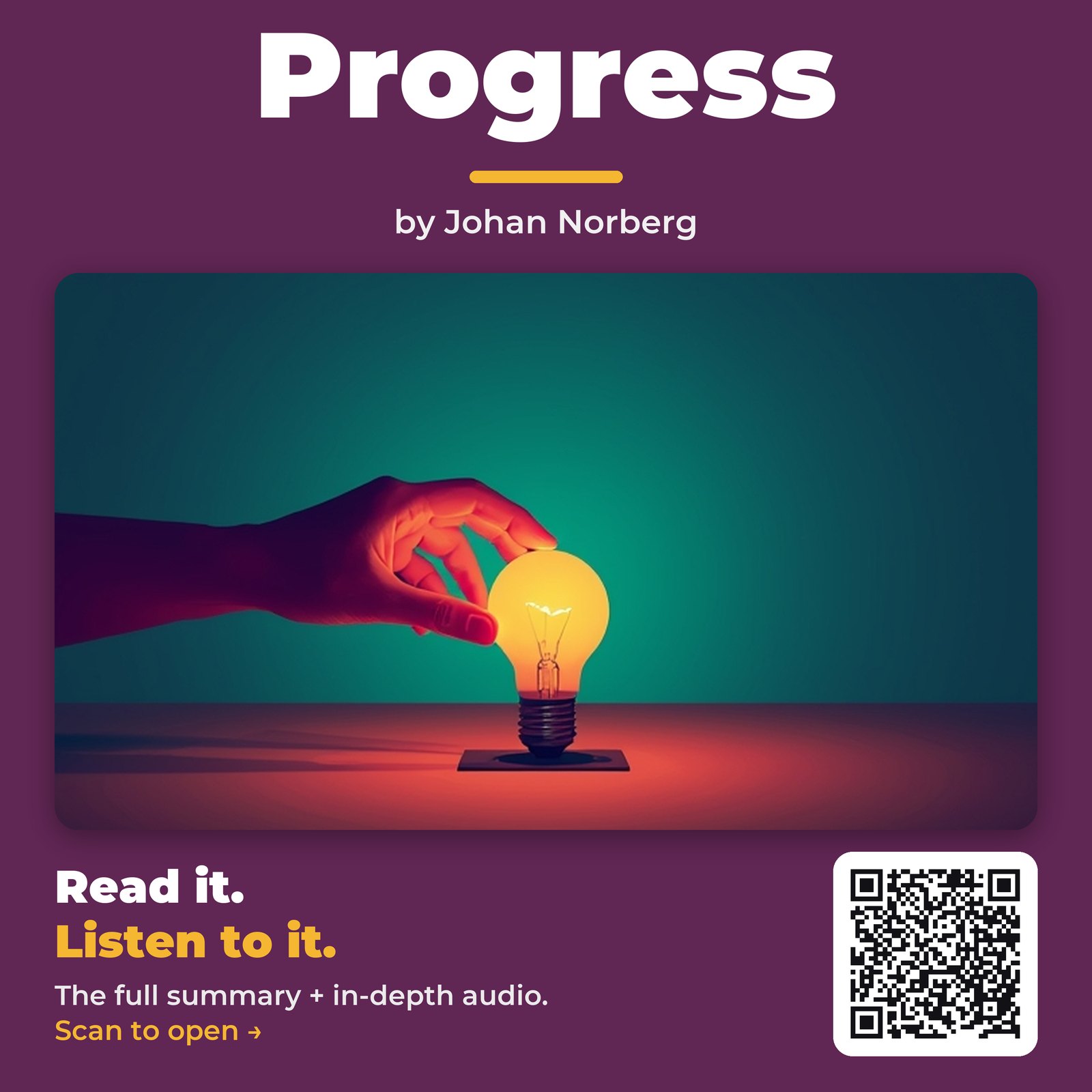 Progress by Johan Norberg - Book Summary