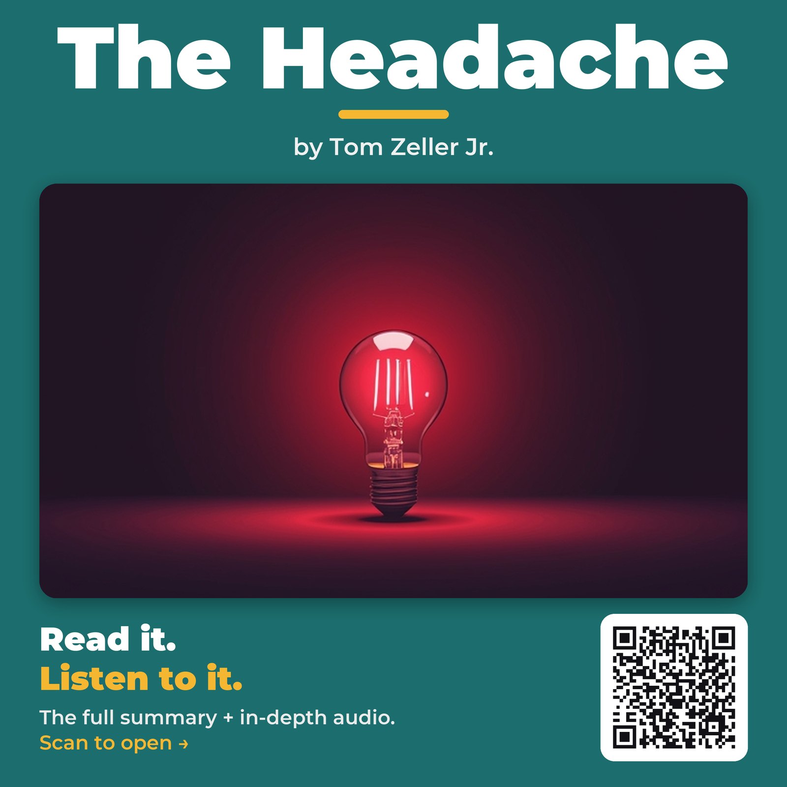 The Headache by Tom Zeller Jr. - Book Summary