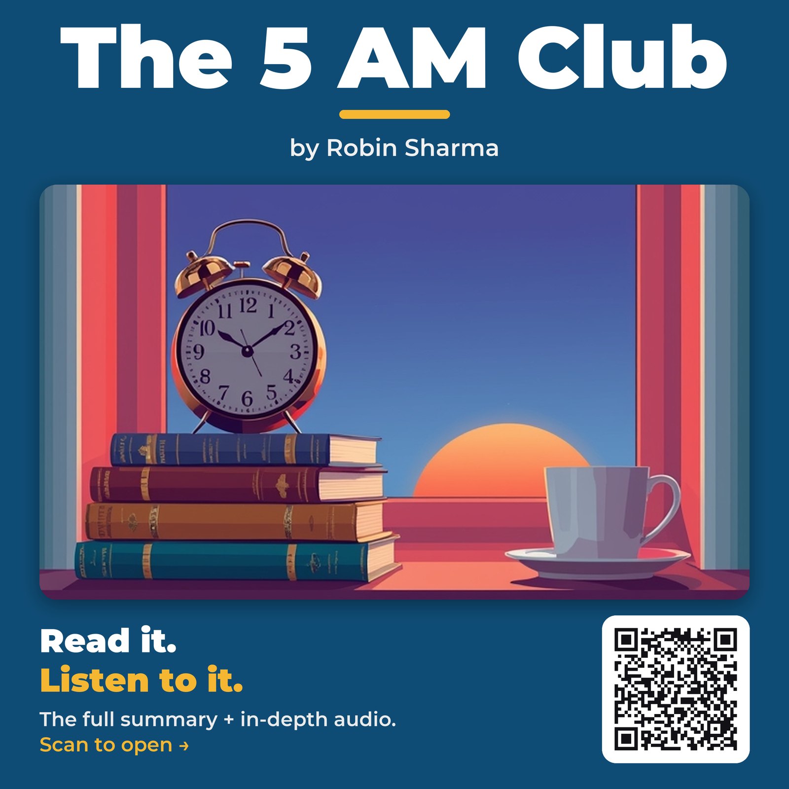 The 5 AM Club by Robin Sharma - Book Summary