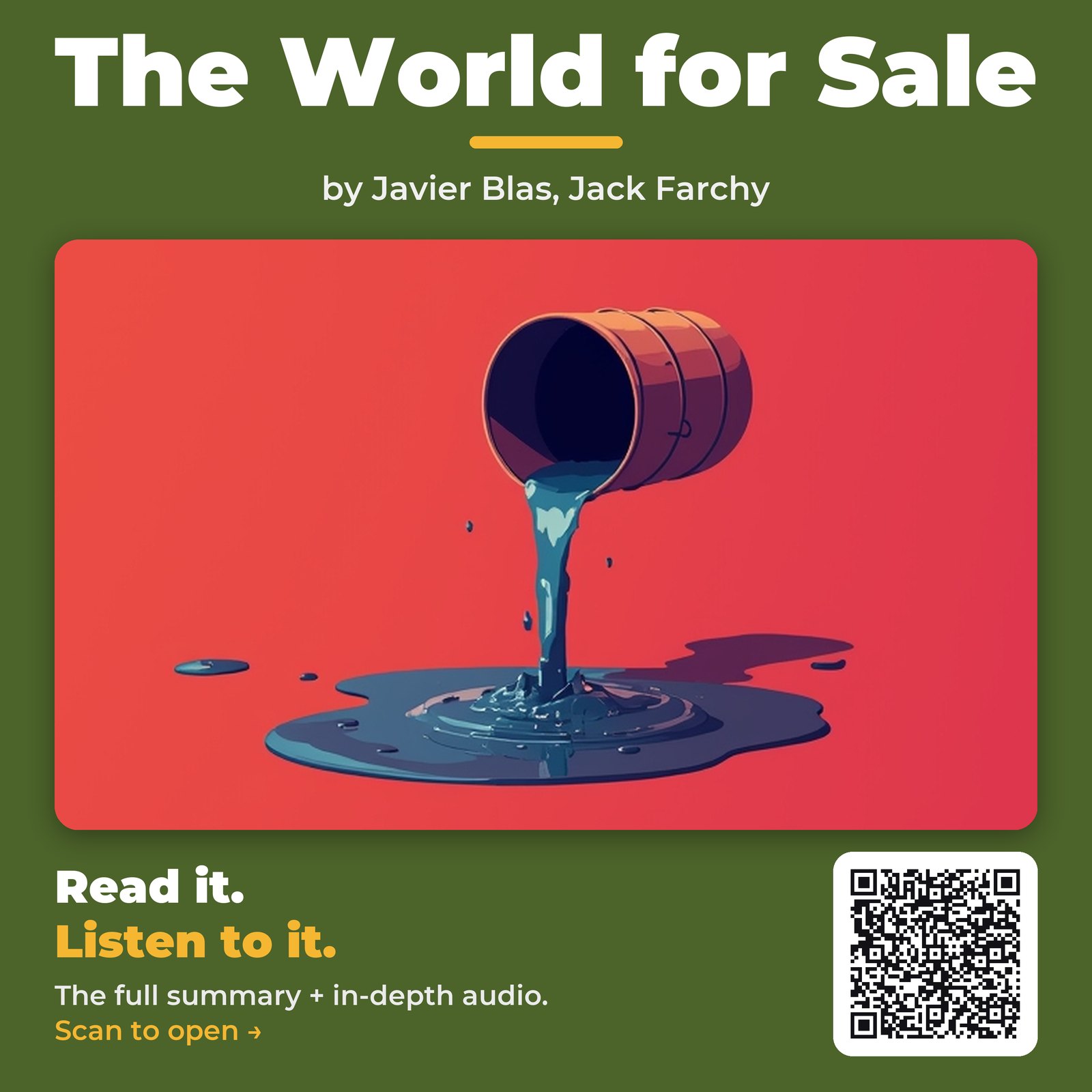 The World for Sale by Javier Blas, Jack Farchy - Book Summary