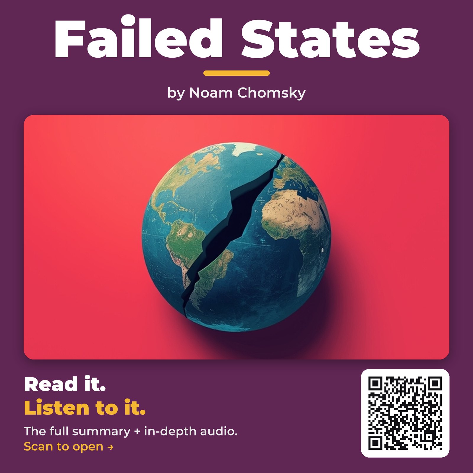 Failed States by Noam Chomsky - Book Summary