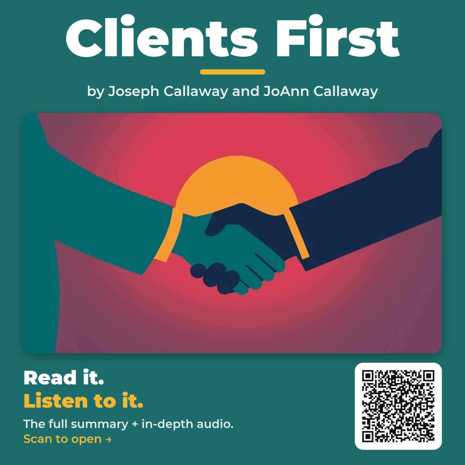 Clients First by Joseph Callaway and JoAnn Callaway - Book Summary