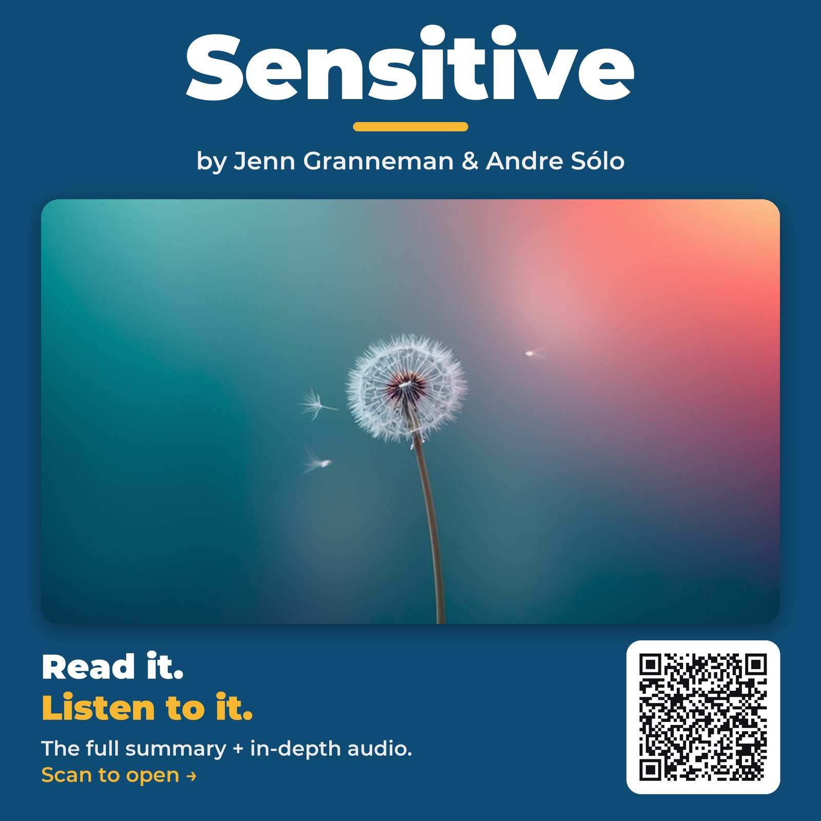 Sensitive by Jenn Granneman & Andre Sólo - Book Summary