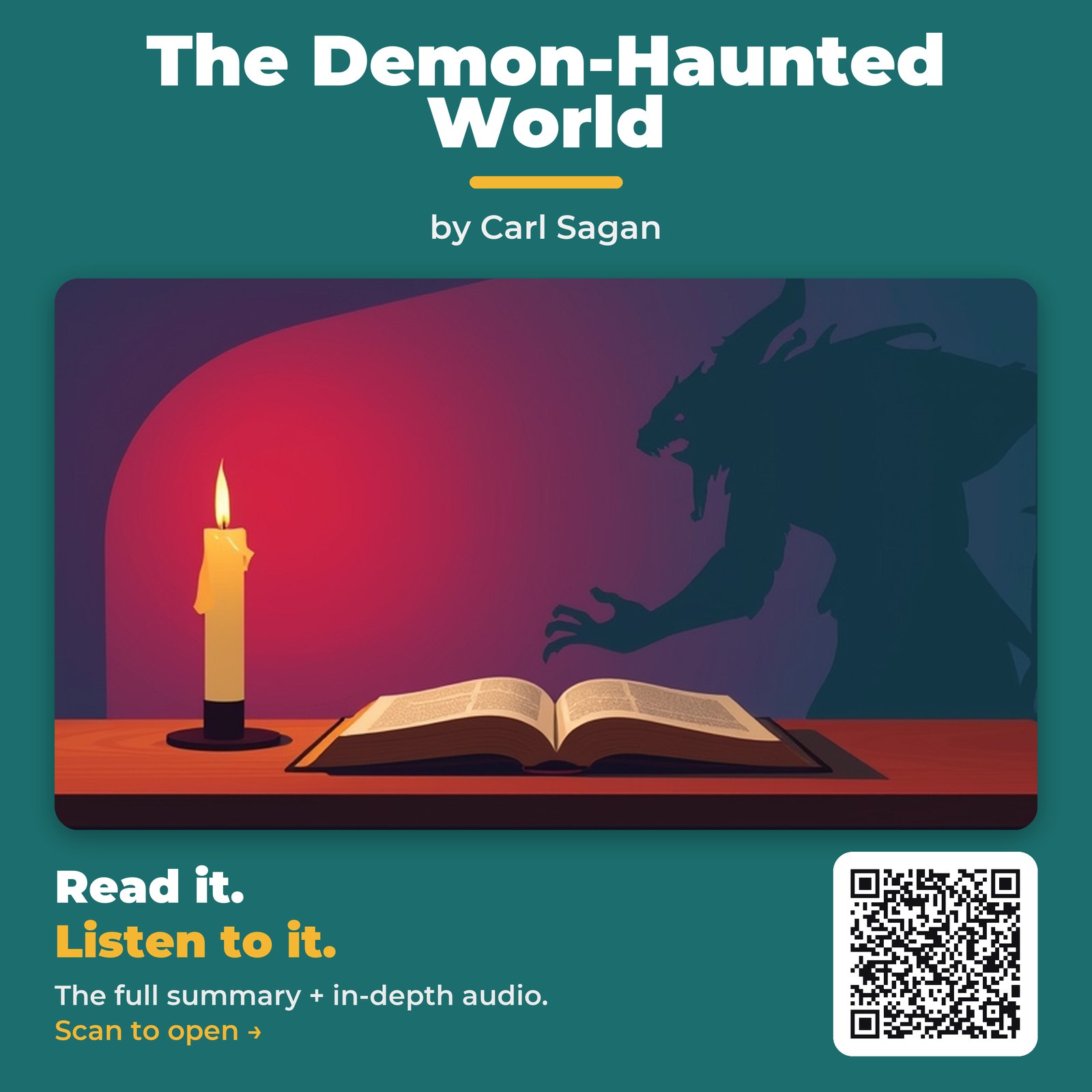 The Demon-Haunted World by Carl Sagan - Book Summary