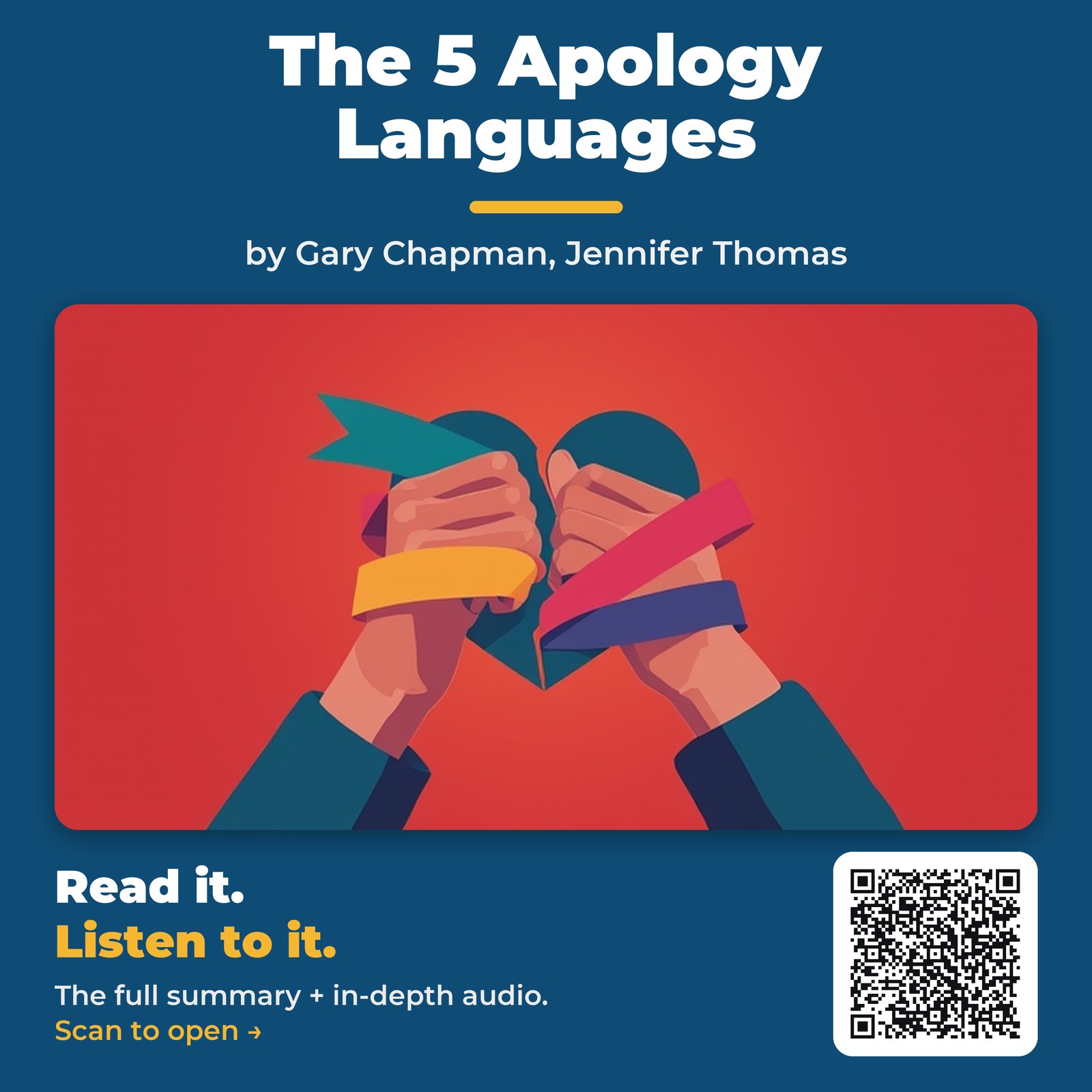 The 5 Apology Languages by Gary Chapman, Jennifer Thomas