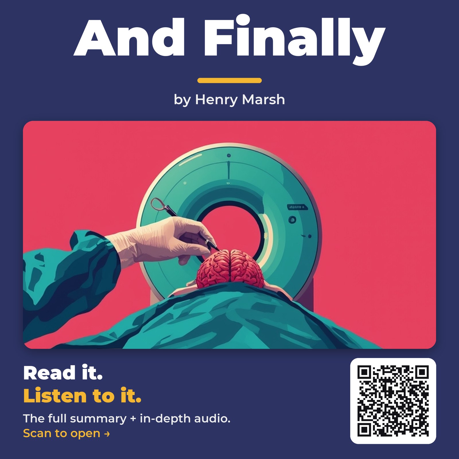 And Finally by Henry Marsh