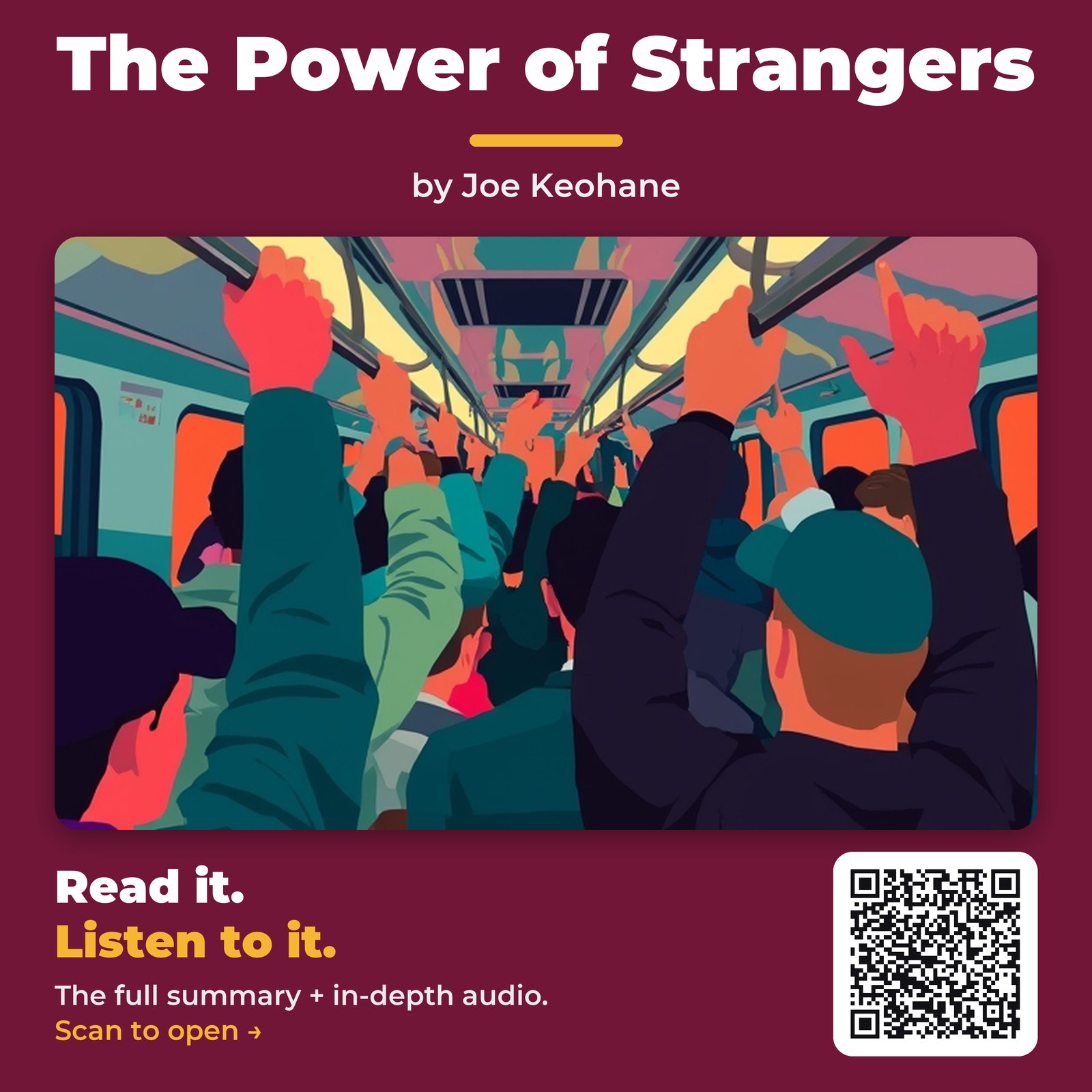The Power of Strangers by Joe Keohane - Book Summary