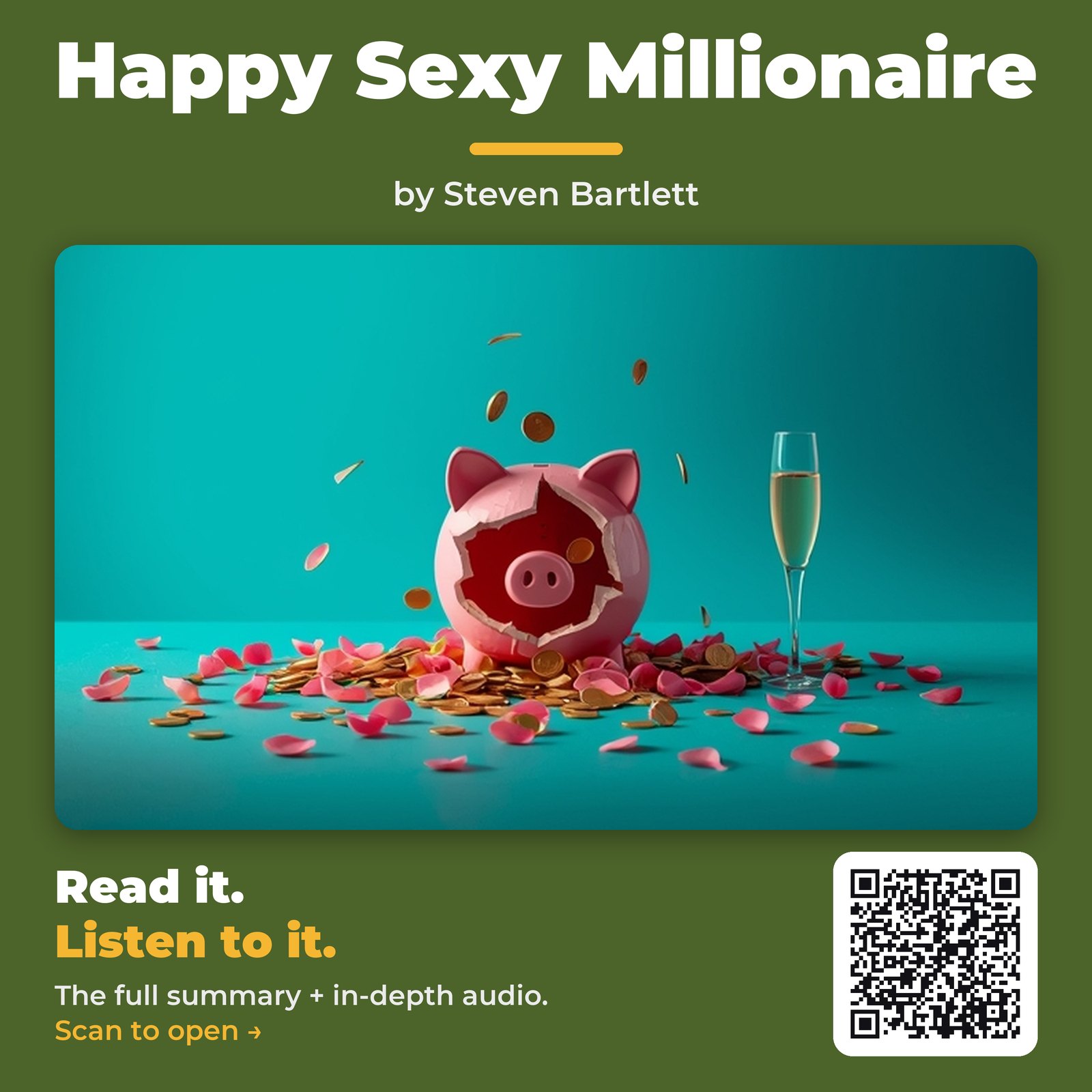Happy Sexy Millionaire by Steven Bartlett - Book Summary