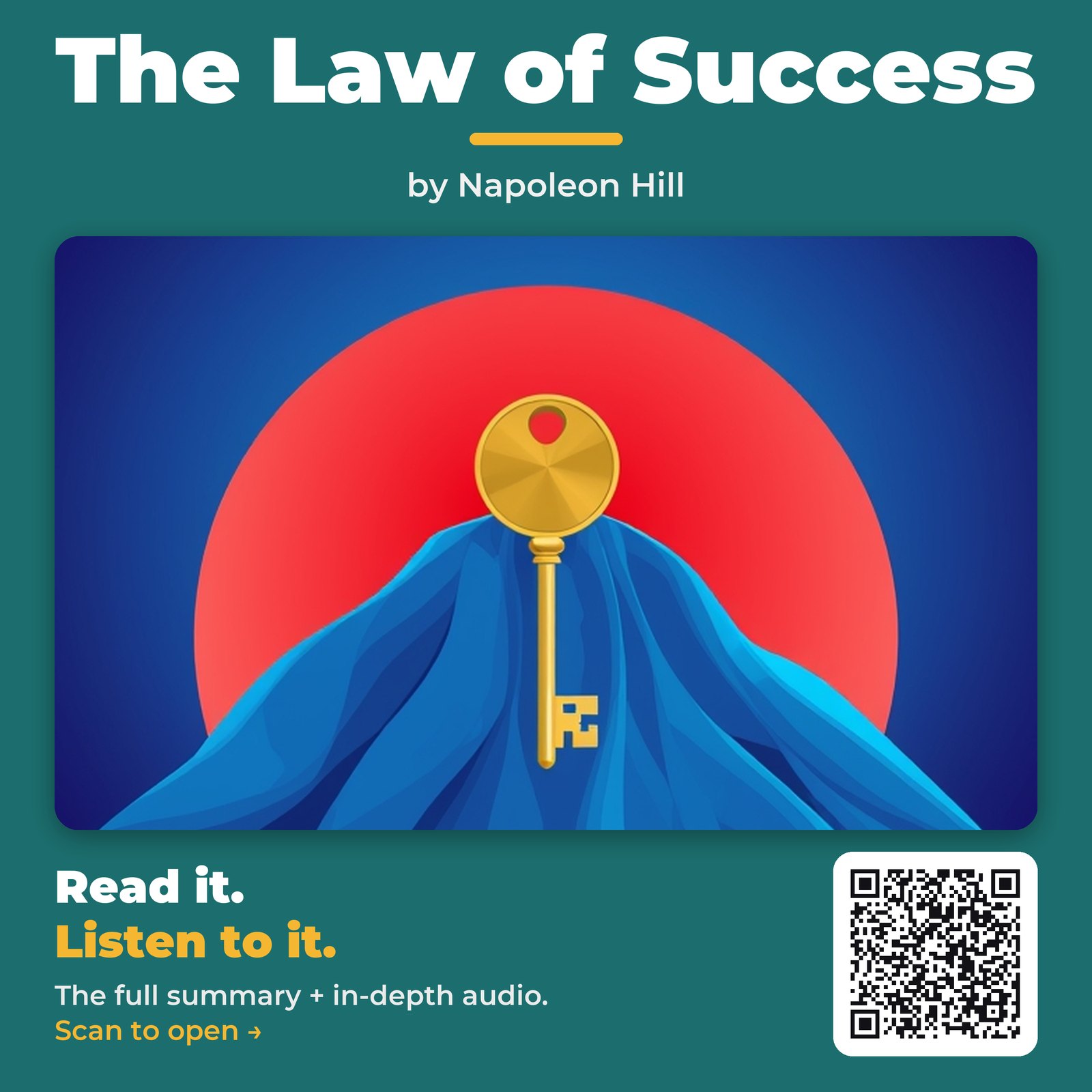 The Law of Success by Napoleon Hill - Book Summary