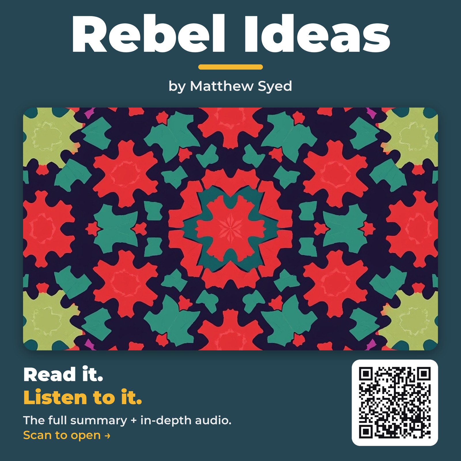 Rebel Ideas by Matthew Syed - Book Summary