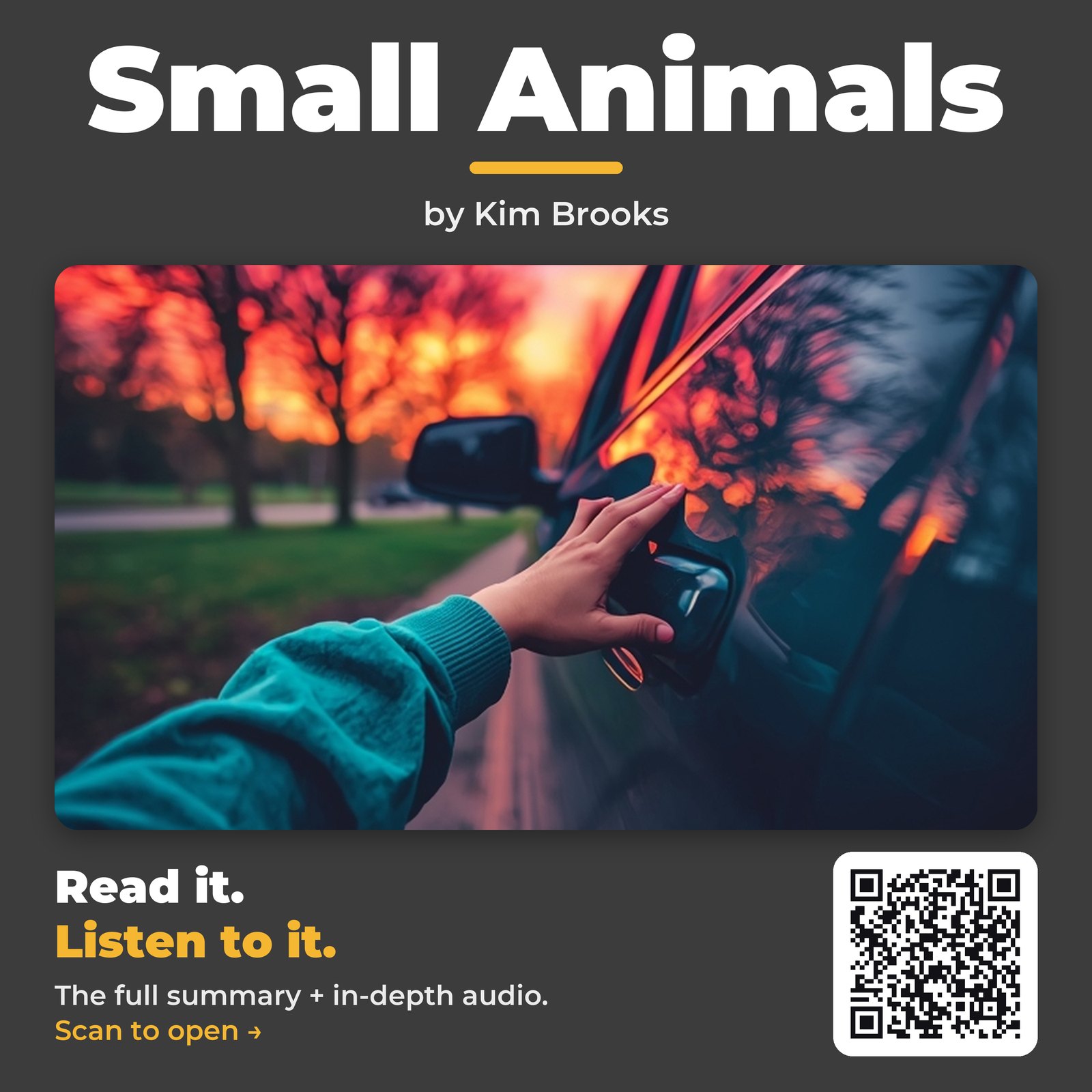 Small Animals by Kim Brooks - Book Summary