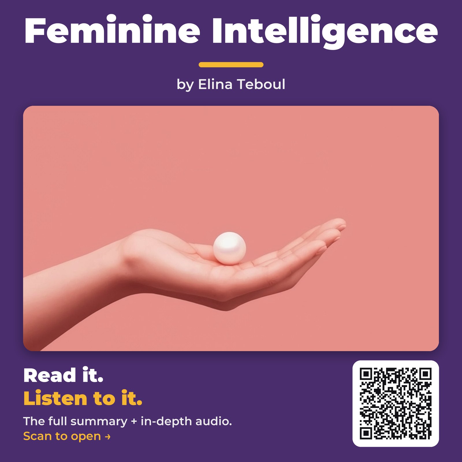 Feminine Intelligence by Elina Teboul - Book Summary