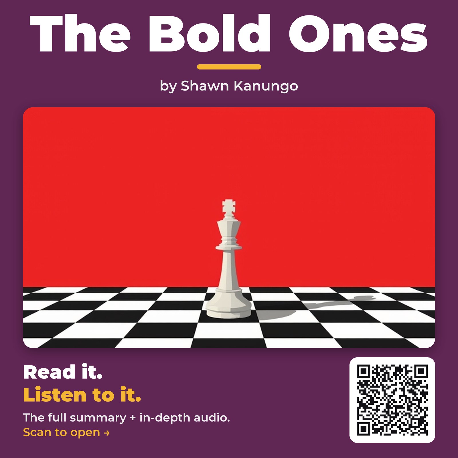 The Bold Ones by Shawn Kanungo - Book Summary