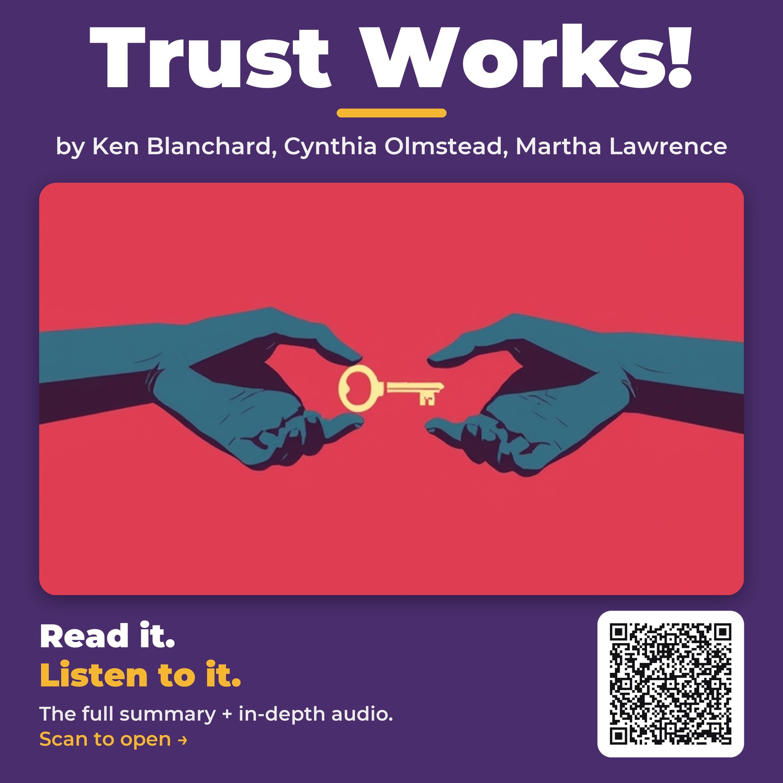 Trust Works! by Ken Blanchard, Cynthia Olmstead, Martha Lawrence