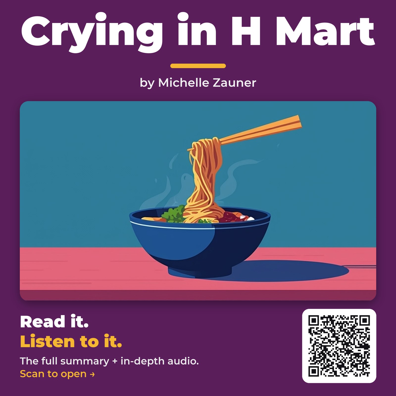 Crying in H Mart by Michelle Zauner - Book Summary