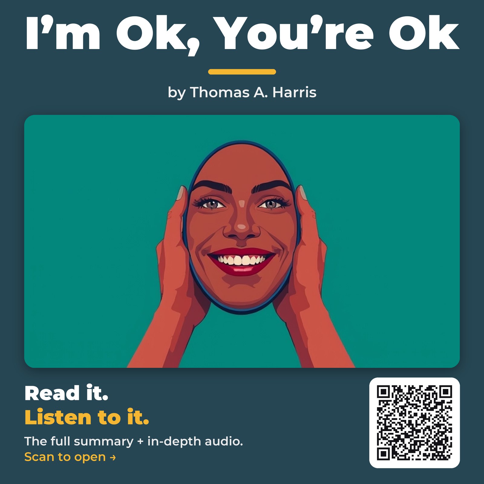 I’m Ok, You’re Ok by Thomas A. Harris - Book Summary