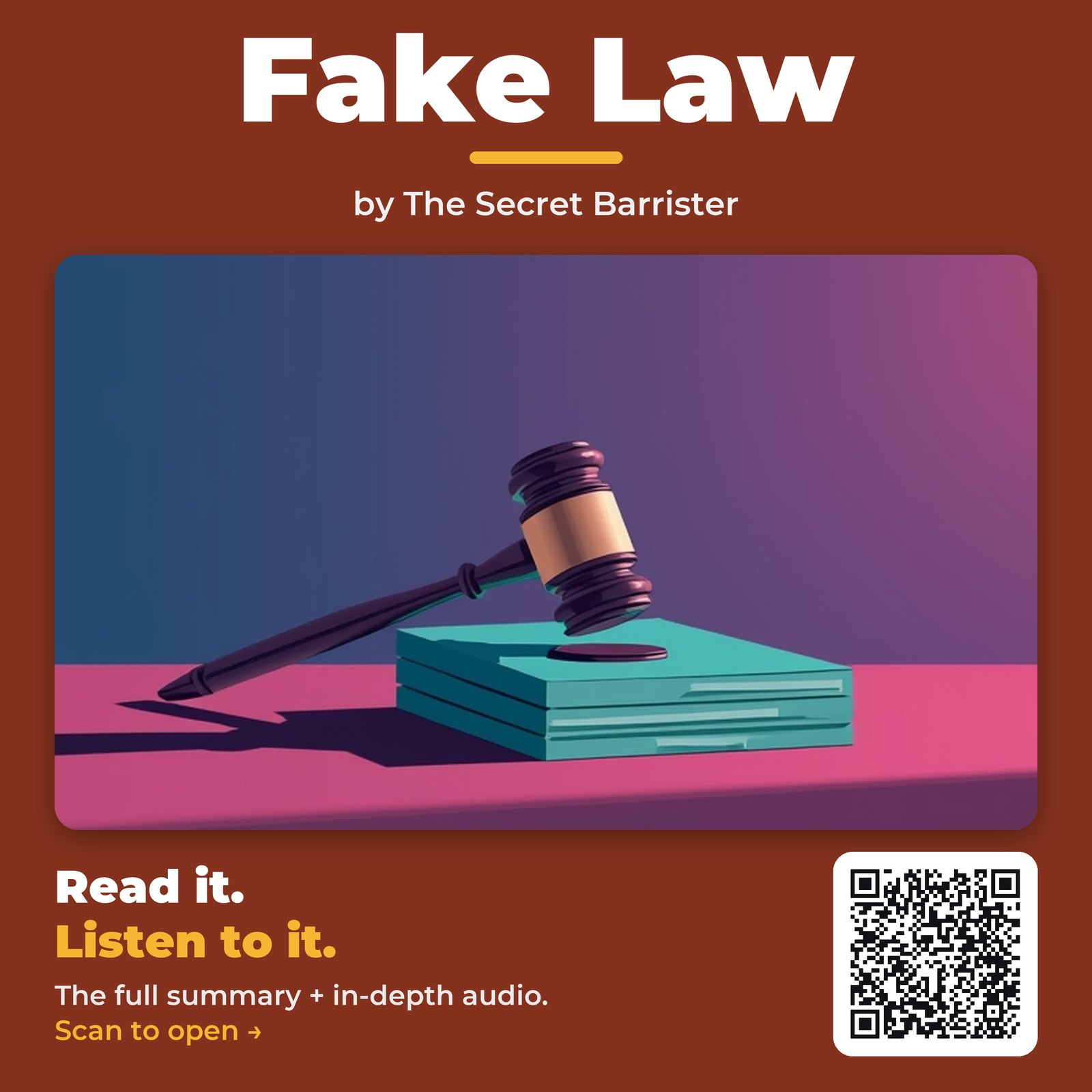 Fake Law by The Secret Barrister - Book Summary