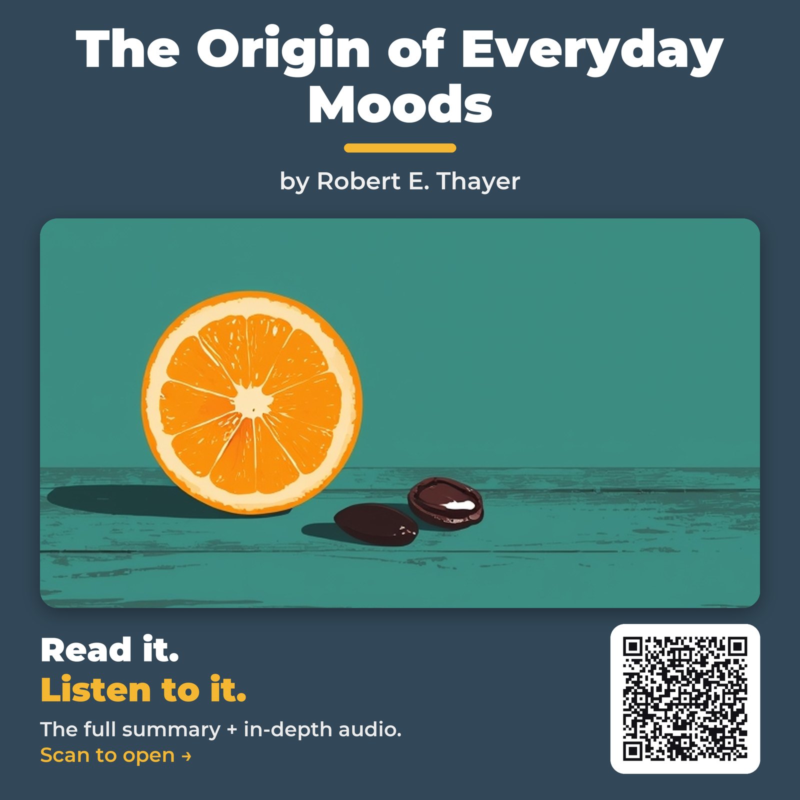 The Origin of Everyday Moods by Robert E. Thayer - Book Summary