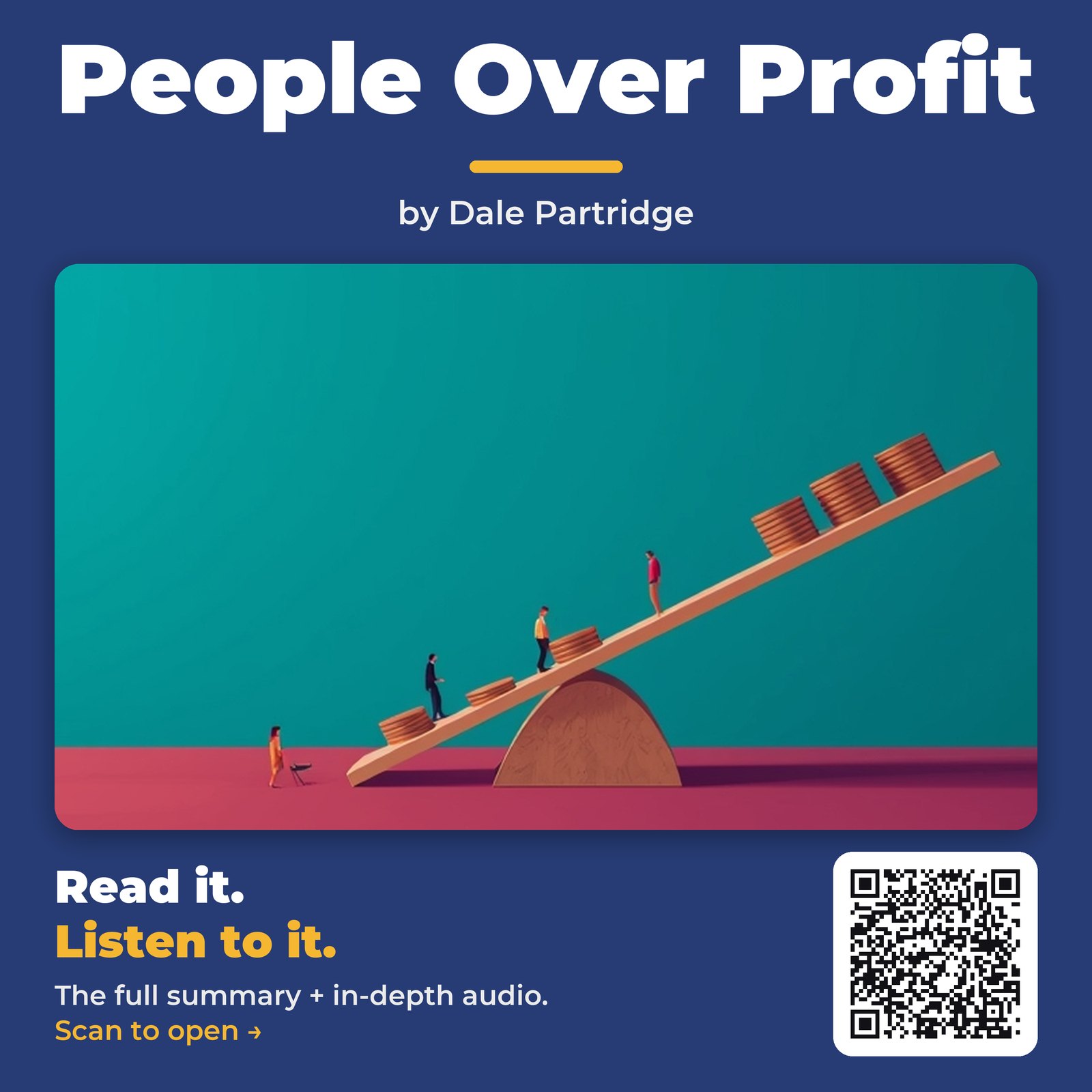 People Over Profit by Dale Partridge - Book Summary