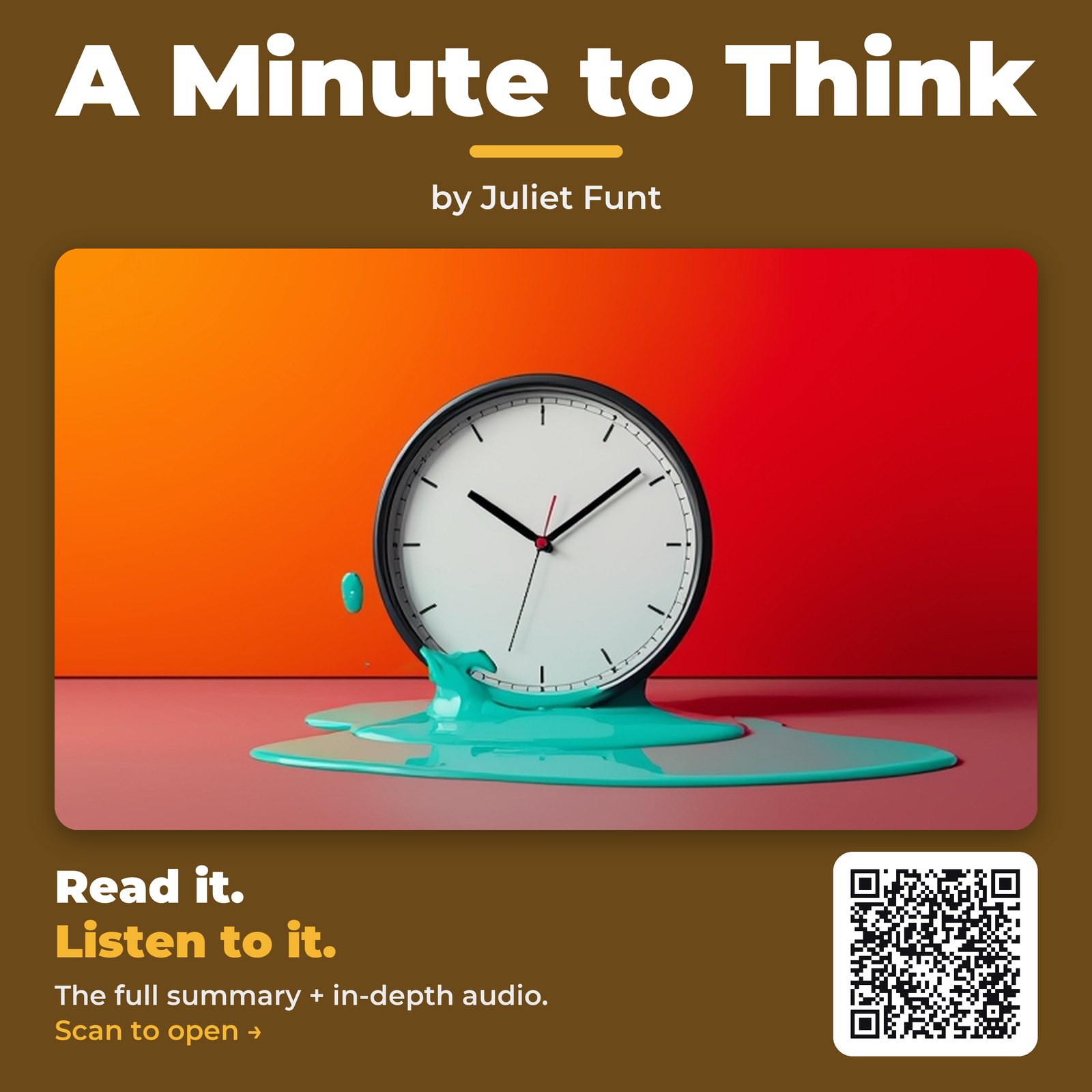 A Minute to Think by Juliet Funt