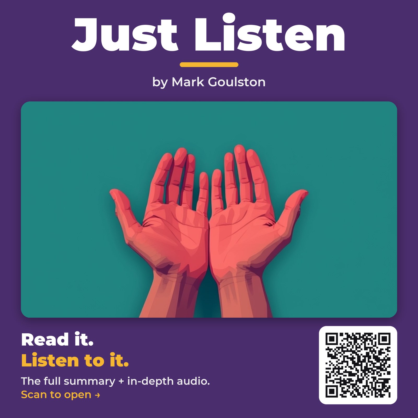 Just Listen by Mark Goulston - Book Summary
