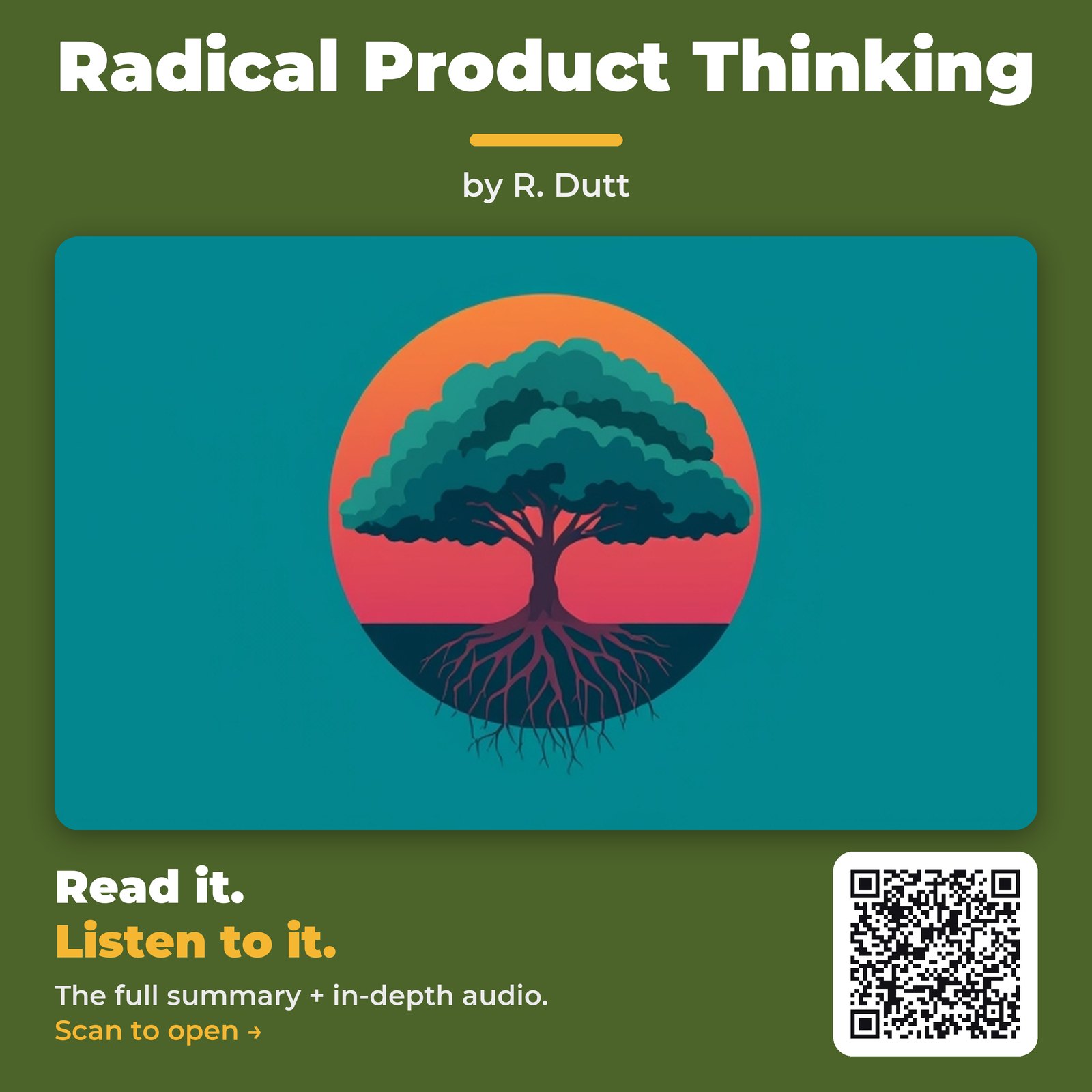 Radical Product Thinking by R. Dutt - Book Summary