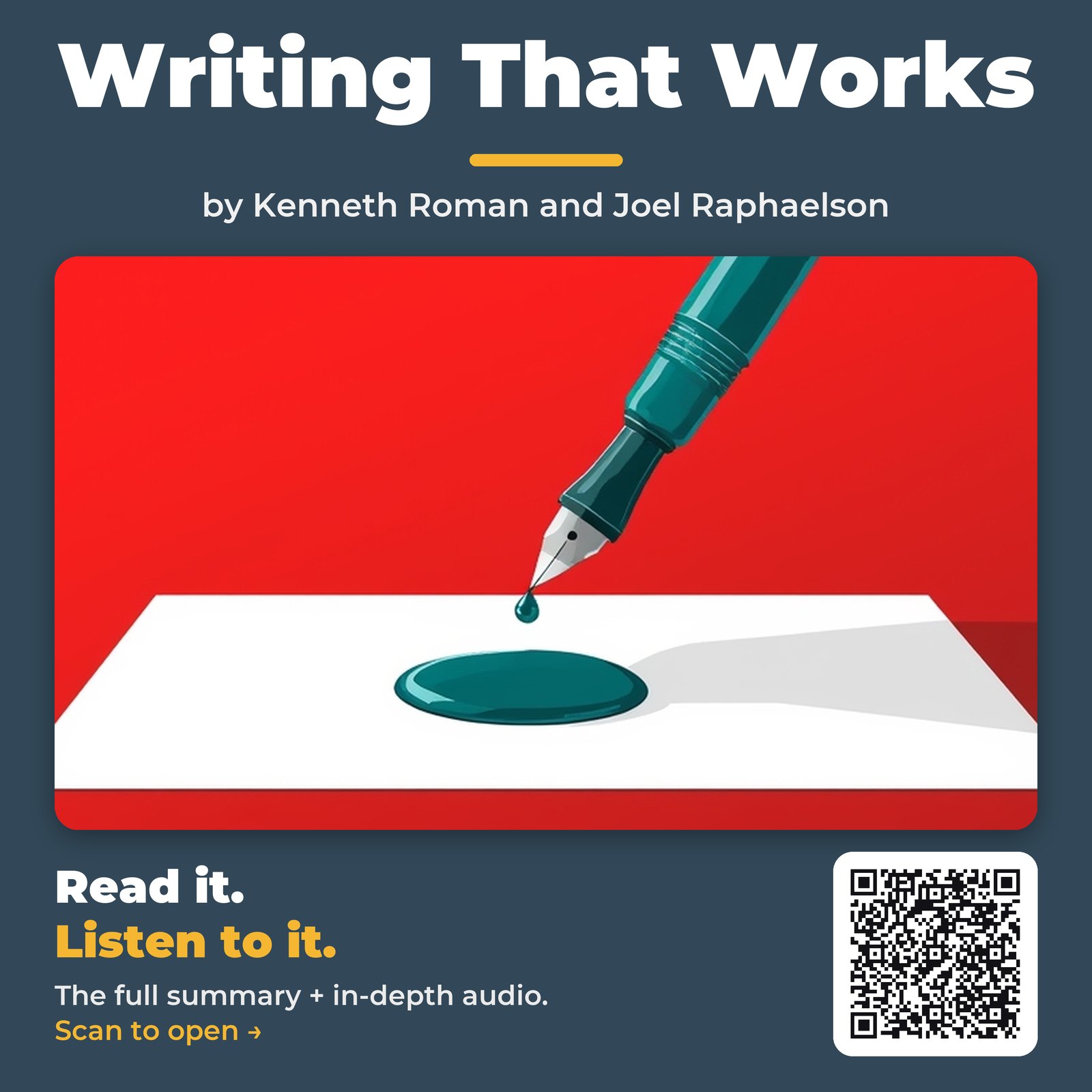 Writing That Works by Kenneth Roman and Joel Raphaelson