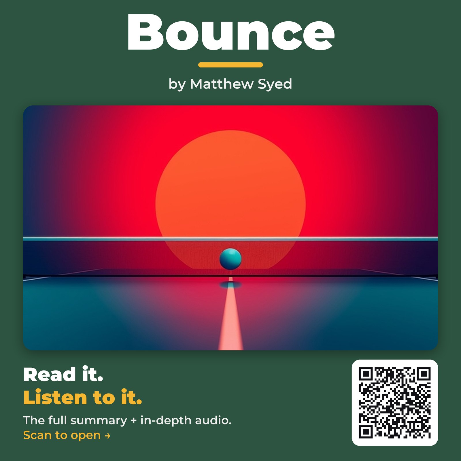 Bounce by Matthew Syed - Book Summary