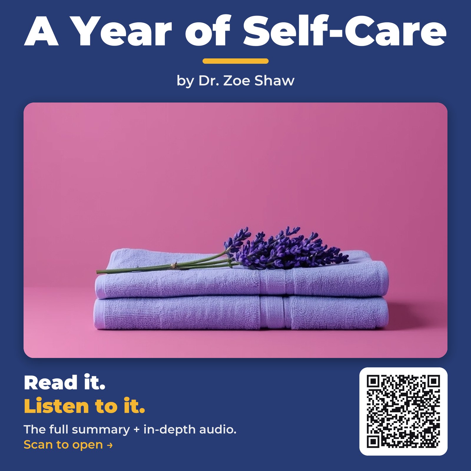 A Year of Self-Care by Dr. Zoe Shaw