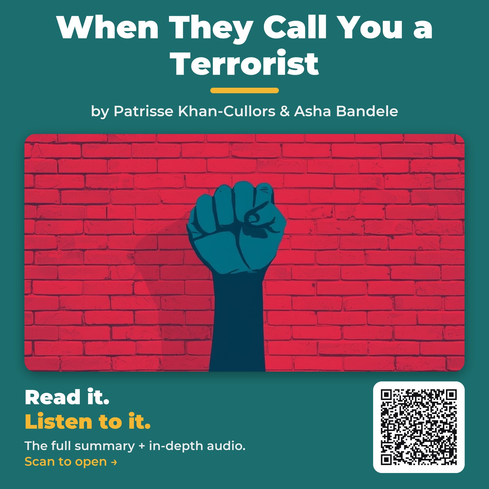 When They Call You a Terrorist by Patrisse Khan-Cullors & Asha Bandele - Book Summary