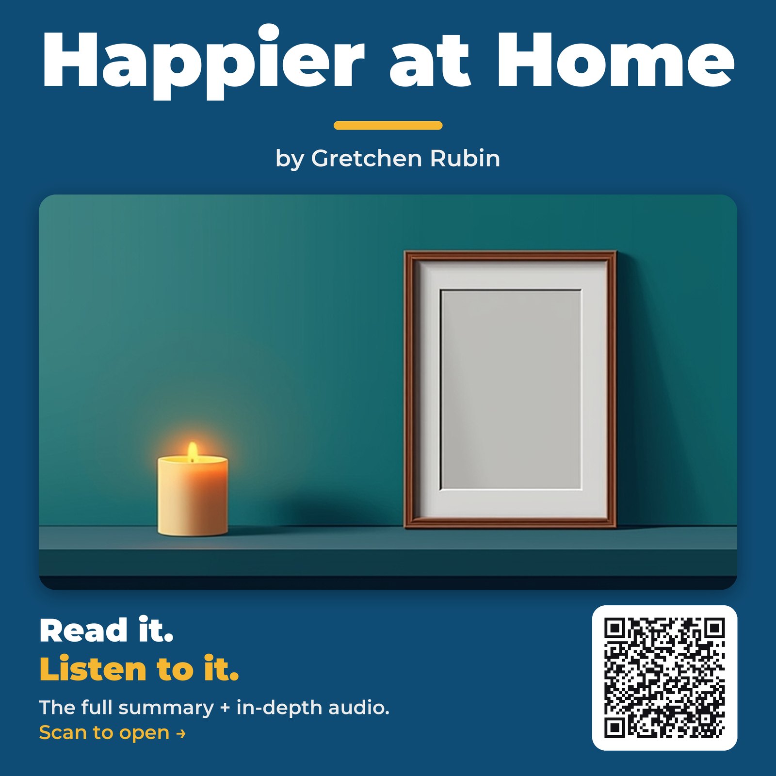 Happier at Home by Gretchen Rubin - Book Summary