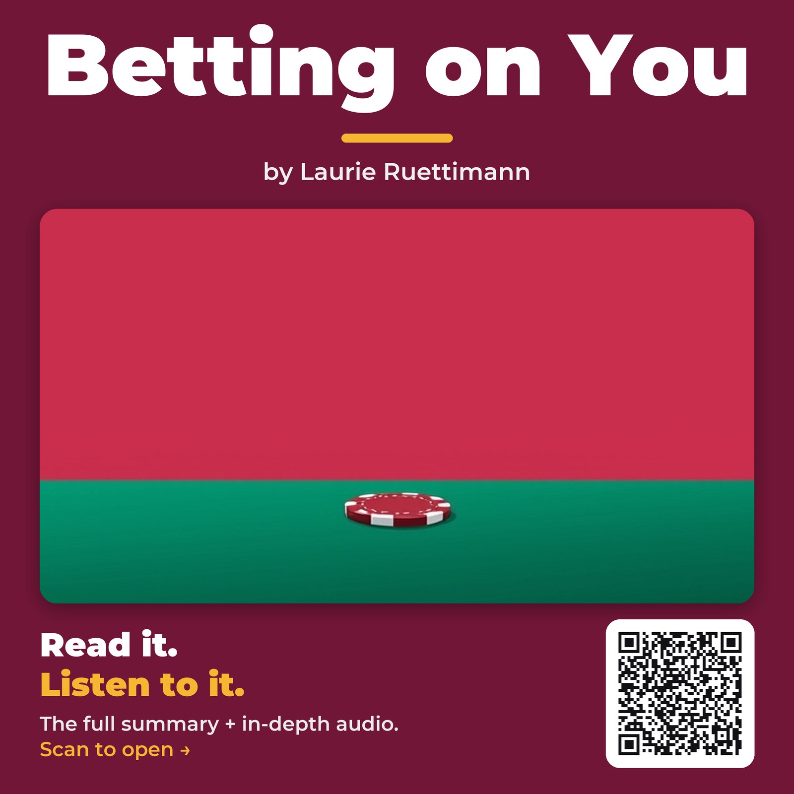 Betting on You by Laurie Ruettimann - Book Summary