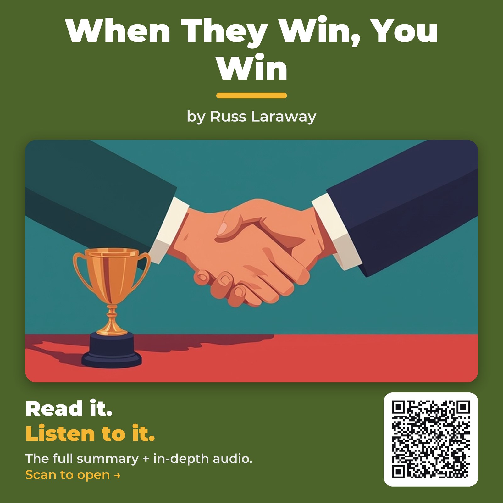 When They Win, You Win by Russ Laraway - Book Summary