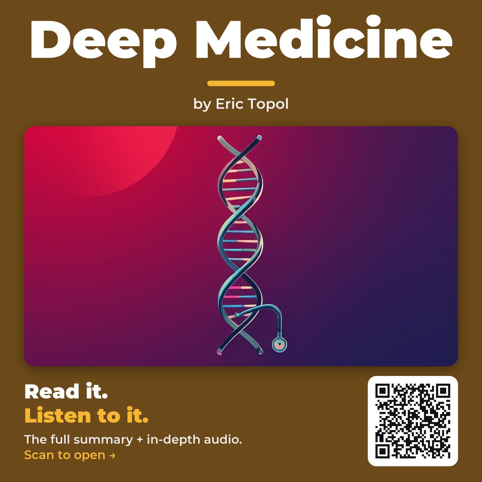Deep Medicine by Eric Topol - Book Summary