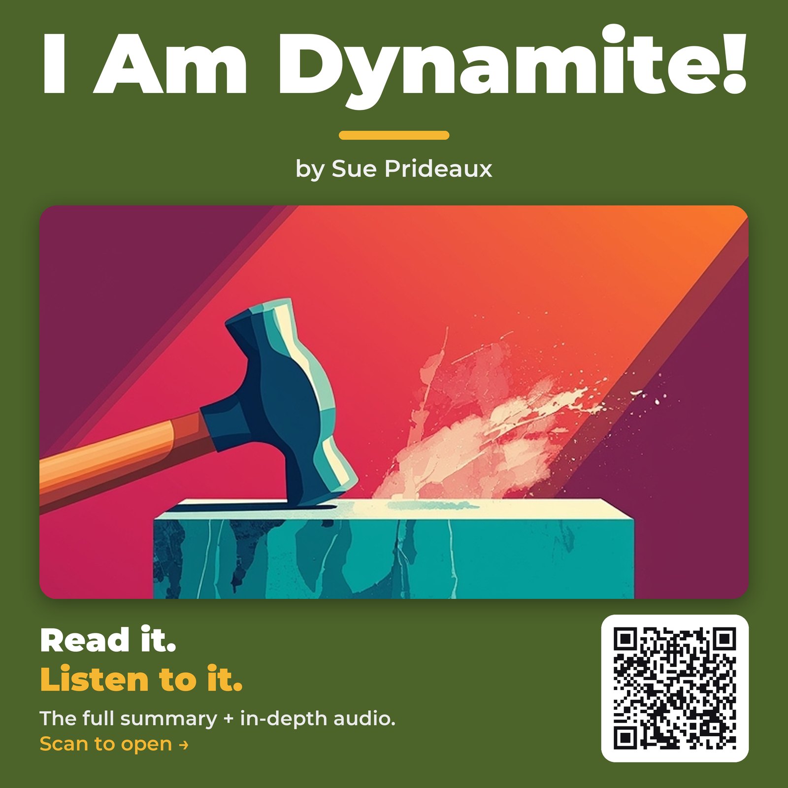 I Am Dynamite! by Sue Prideaux - Book Summary