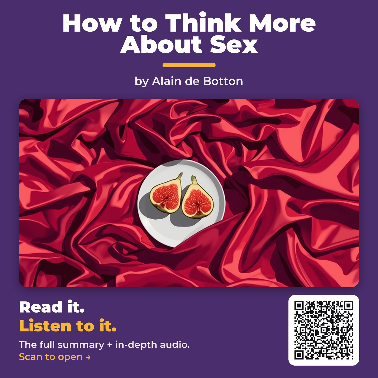 How to Think More About Sex by Alain de Botton