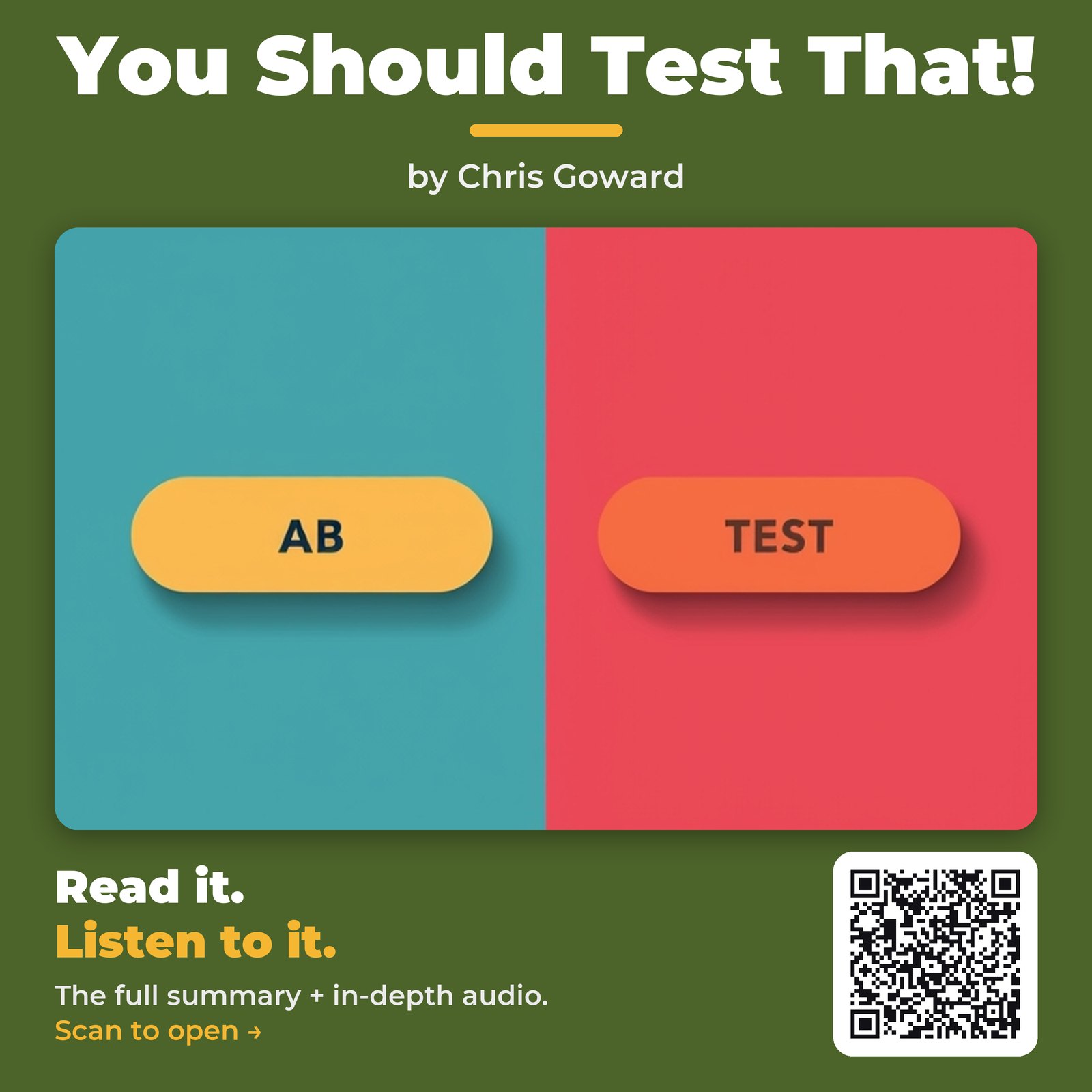 You Should Test That! by Chris Goward - Book Summary