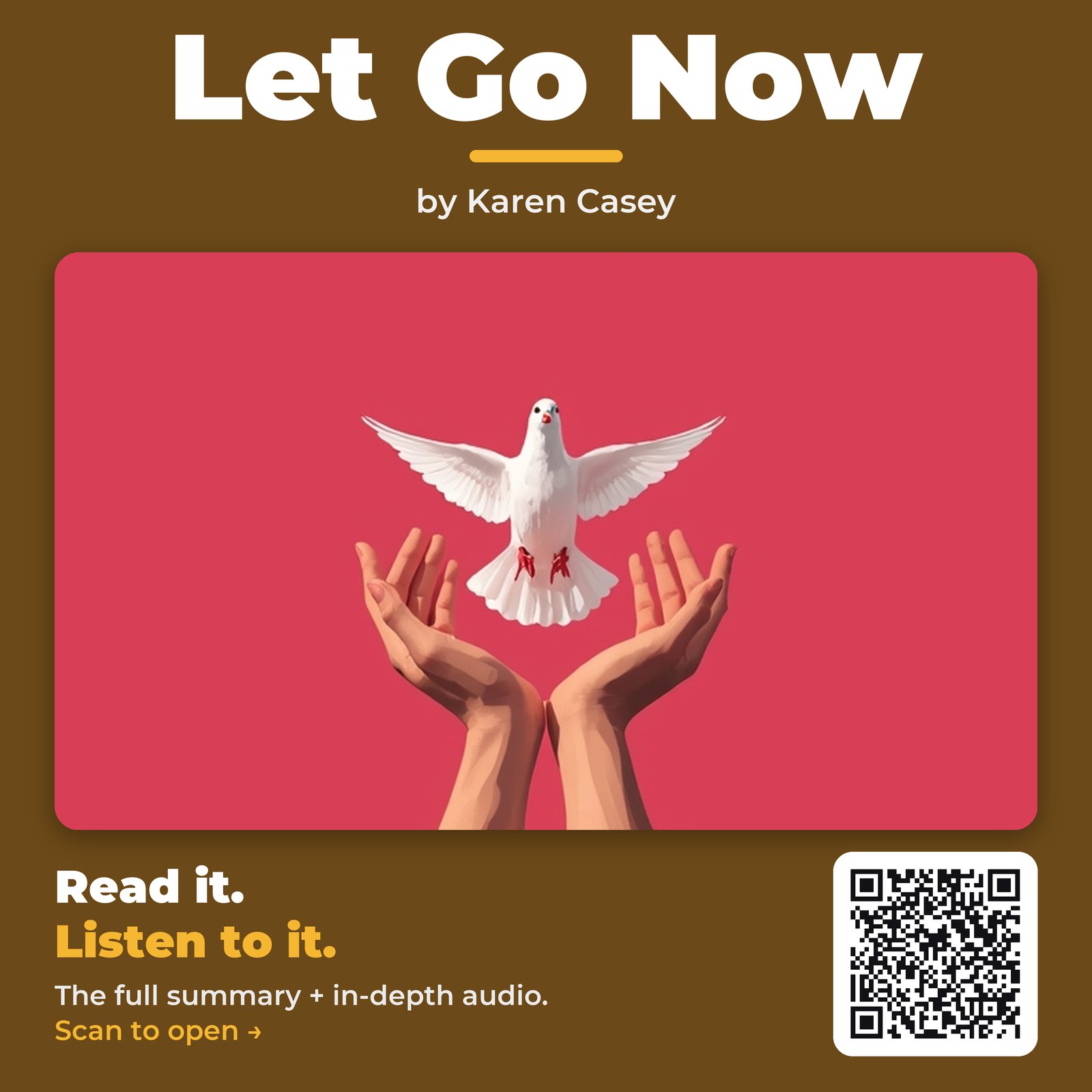 Let Go Now by Karen Casey - Book Summary
