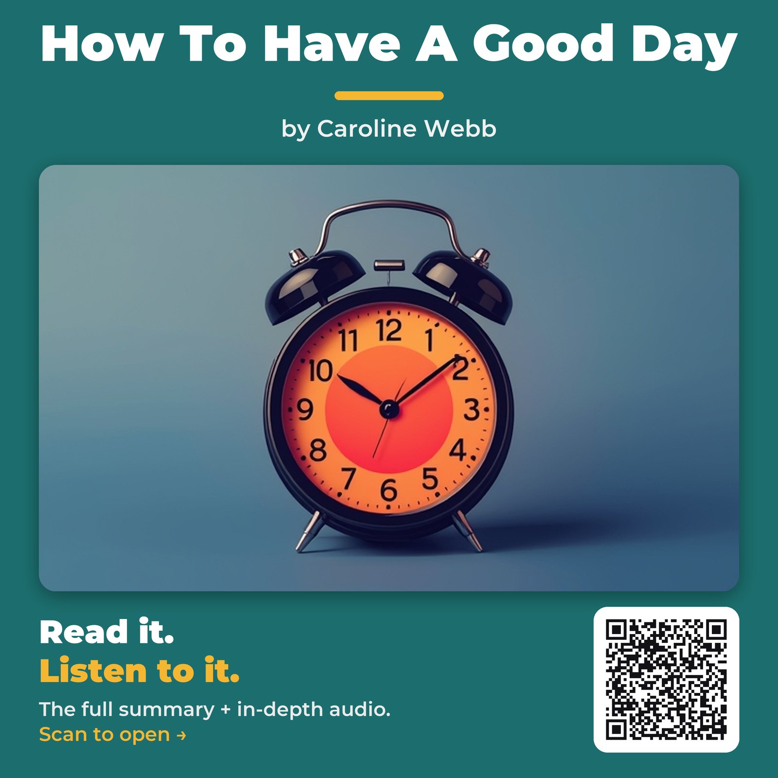 How To Have A Good Day by Caroline Webb