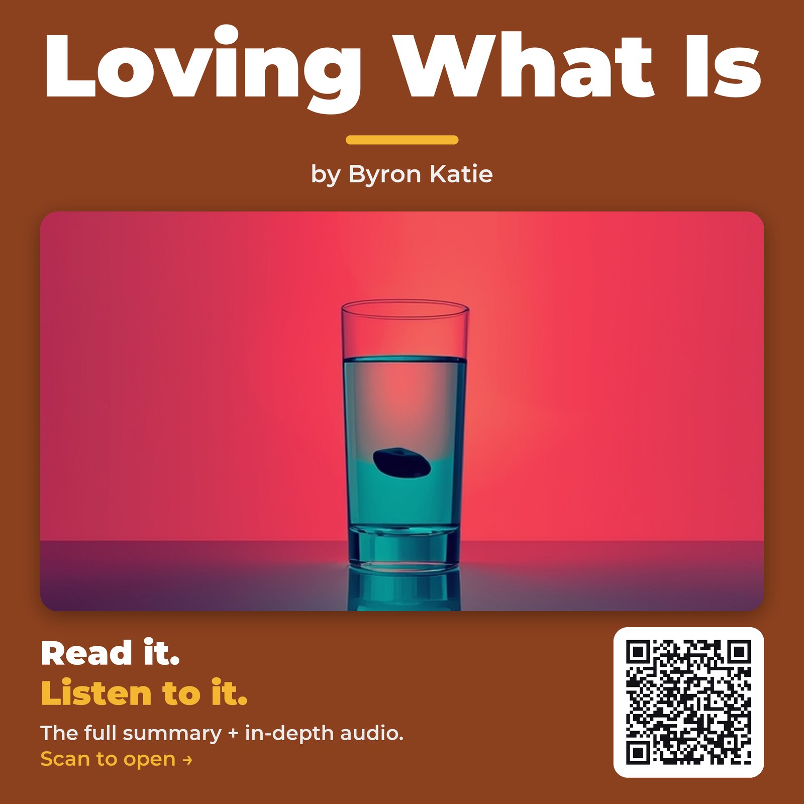 Loving What Is by Byron Katie