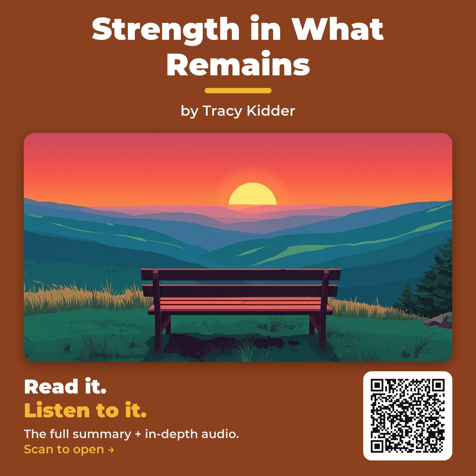 Strength in What Remains by Tracy Kidder - Book Summary