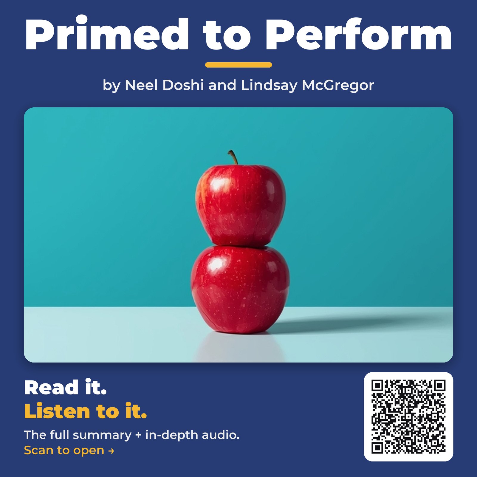 Primed to Perform by Neel Doshi and Lindsay McGregor