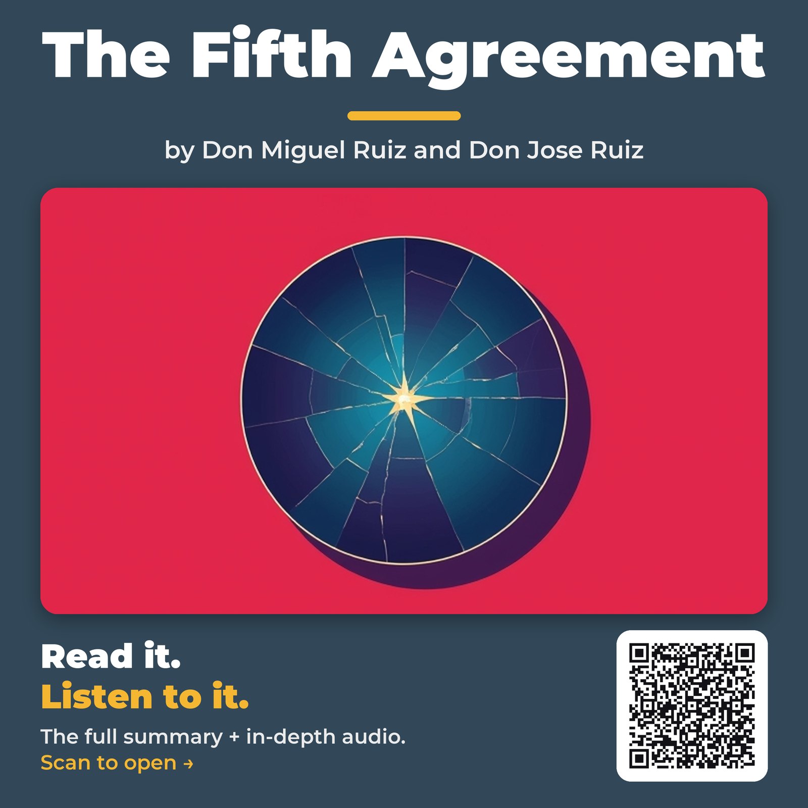 The Fifth Agreement by Don Miguel Ruiz and Don Jose Ruiz - Book Summary