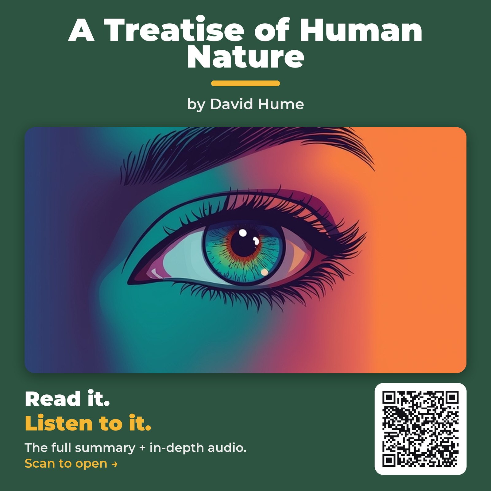 A Treatise of Human Nature by David Hume - Book Summary
