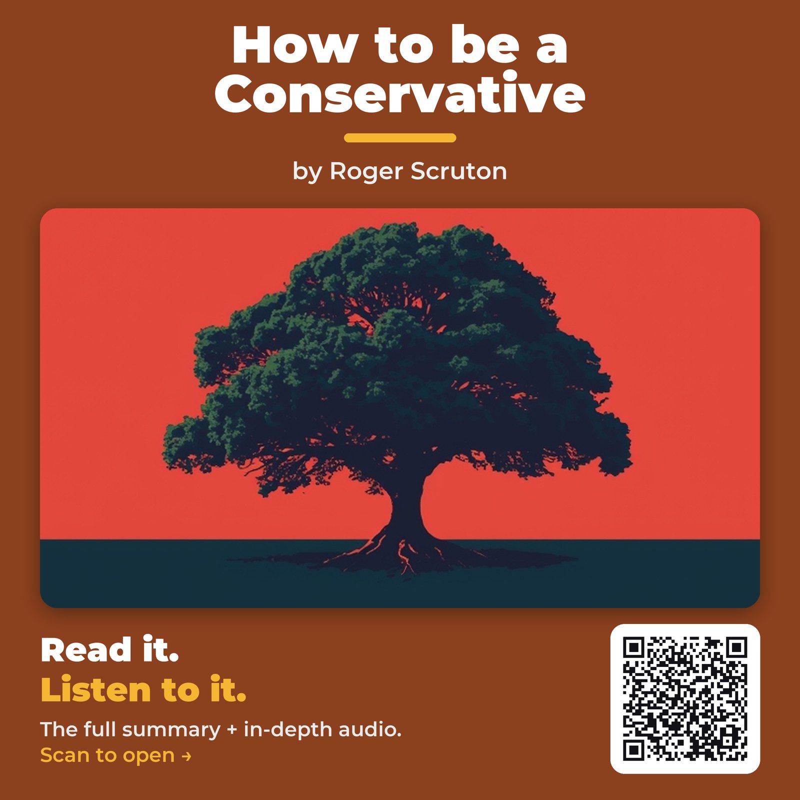 How to be a Conservative by Roger Scruton - Book Summary