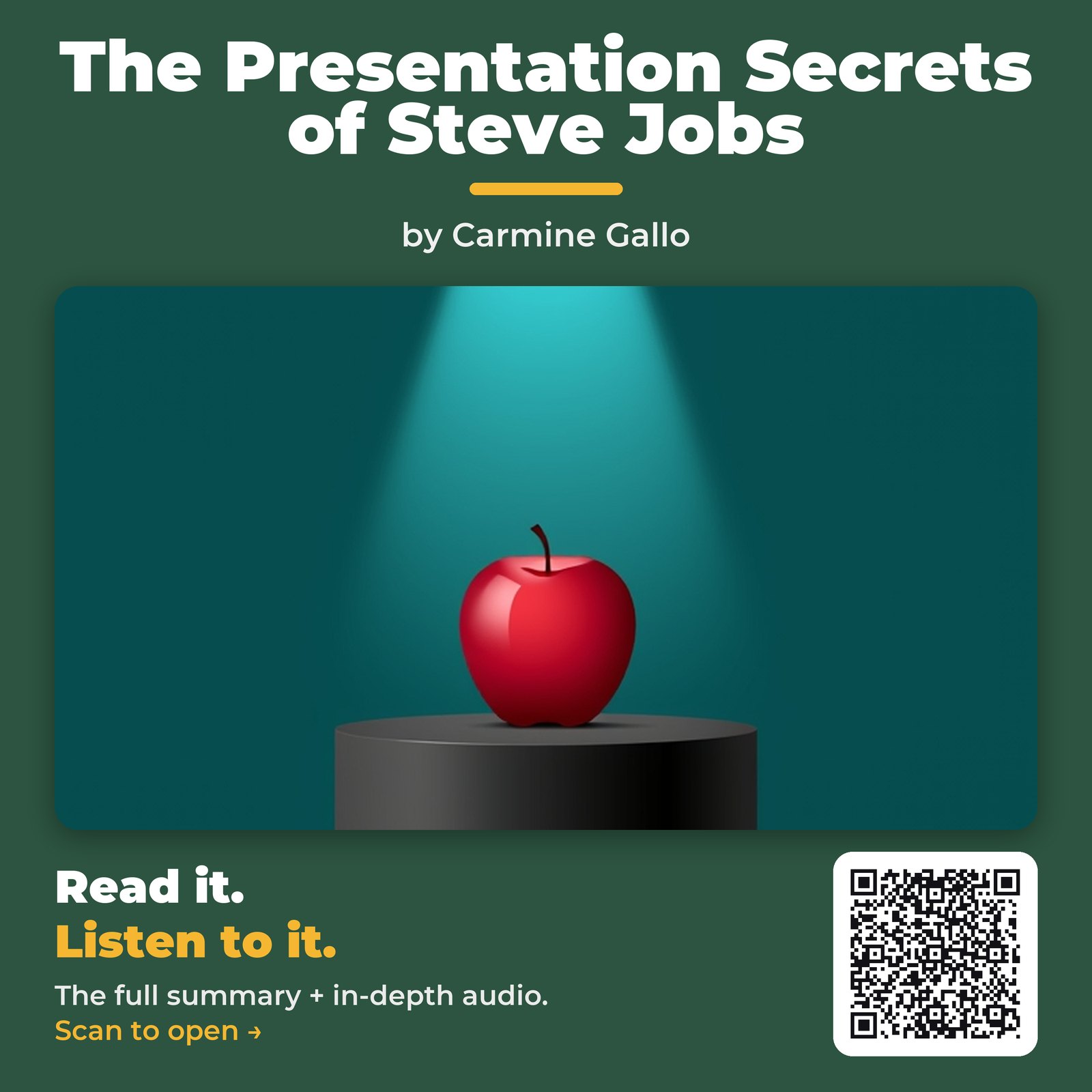 The Presentation Secrets of Steve Jobs by Carmine Gallo
